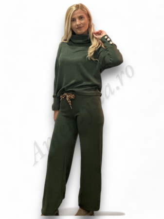 Compleu Dama Molton Bluza si Pantalon - Kaky - Amethysta.ro [7]