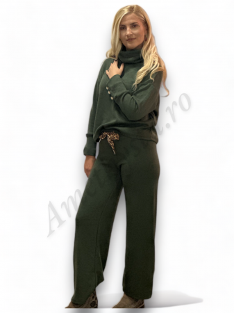 Compleu Dama Molton Bluza si Pantalon - Kaky - Amethysta.ro [8]