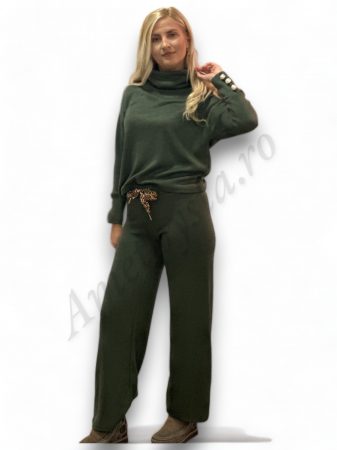 Compleu Dama Molton Bluza si Pantalon - Kaky - Amethysta.ro [6]