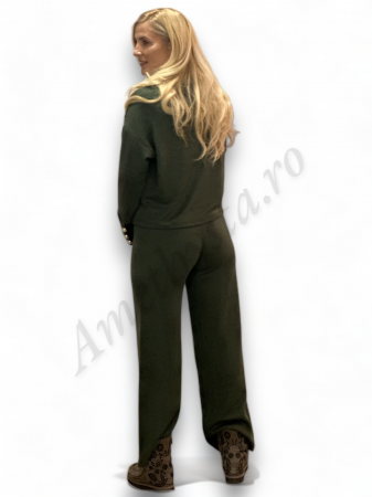 Compleu Dama Molton Bluza si Pantalon - Kaky - Amethysta.ro [11]