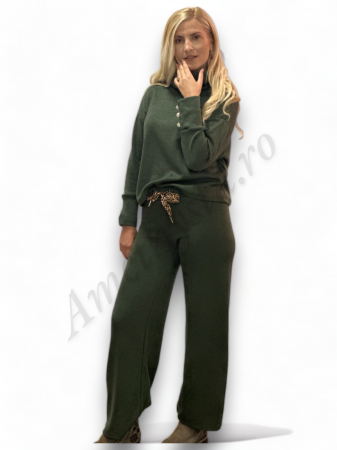 Compleu Dama Molton Bluza si Pantalon - Kaky - Amethysta.ro [9]
