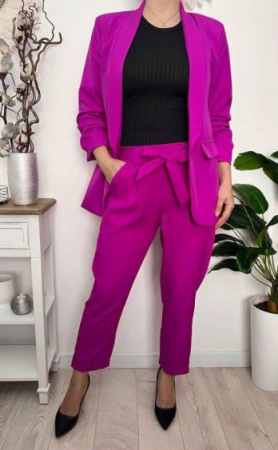 Compleuri Dama - Compleu dama sacou si pantaloni office - Beatrice - Marime Universala