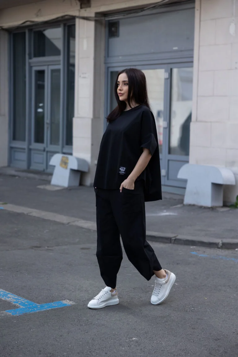 Compleu dama trening sport pantaloni si bluza - PREMIUM COTTON Comfy [4]