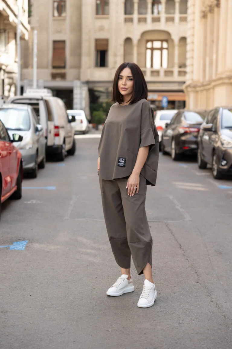 Compleuri Dama - Compleu dama trening sport pantaloni si bluza - PREMIUM COTTON Comfy