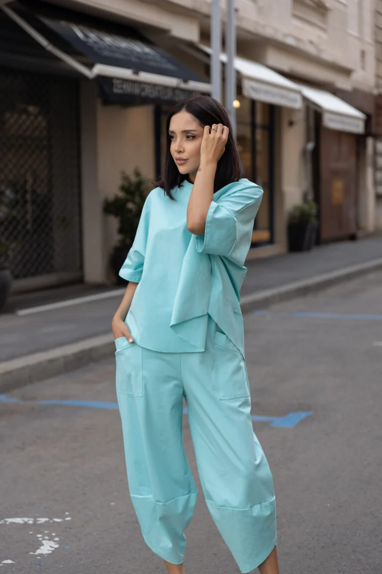 Compleu dama trening sport pantaloni si bluza - PREMIUM COTTON Comfy [12]