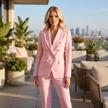 Compleuri Dama - Compleu Dama Elegant Nasturi Aurii – Marimi S M L XL