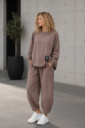 Compleuri casual - Compleu sport oversized din bumbac PREMIUM COMFY – universal, Italia