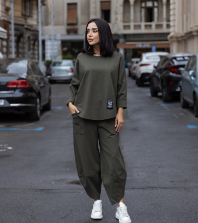 Compleu sport oversized din bumbac PREMIUM COMFY – universal, Italia [5]