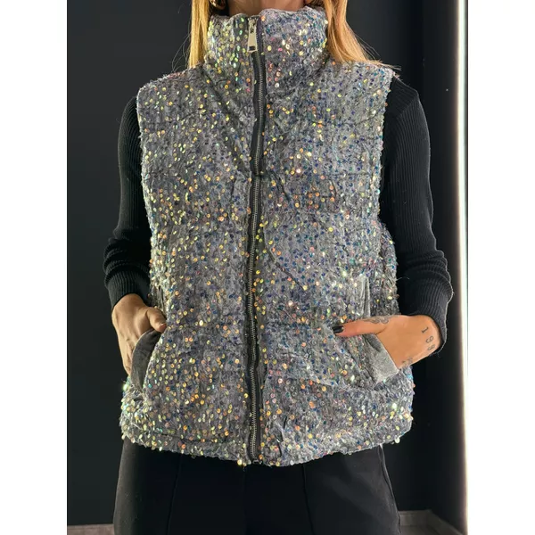 Veste Dama - Vesta Dama cu Paiete - ALN