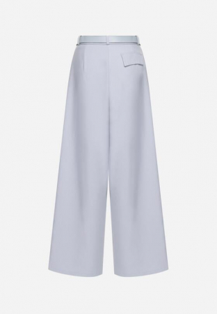 Pantaloni dama evazati si talie inalta - Naoko - bleu [6]