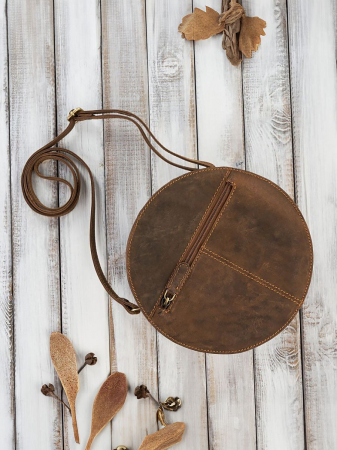  Poşetă din piele naturală model 191523 Galanter  [1]