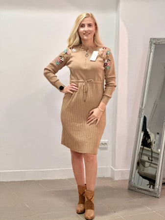 Compleuri Dama - Rochie Dama cu Broderie Florala Raleigh