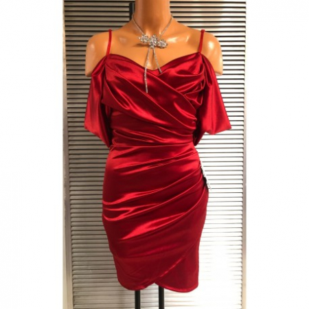 Rochie dama fara maneci cu bretele - Fabbia [1]