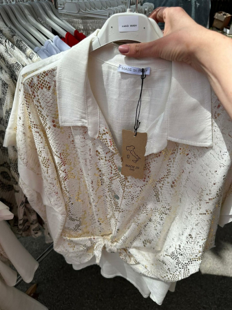 Camasa dama Pretty Woman insertii aurii [5]
