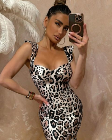 Rochie dama model Polka - leopard [2]