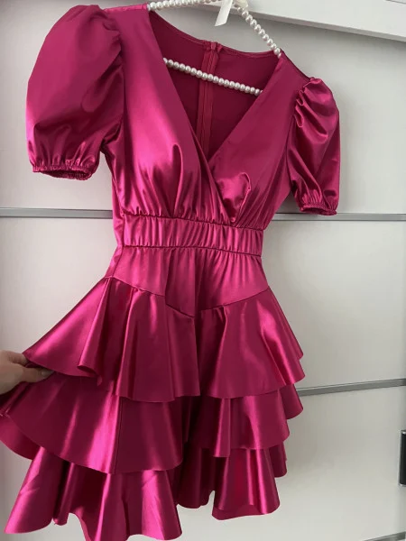 Imbracaminte Dama - Rochie Dama Satin Baby Doll - Clara