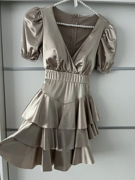 Imbracaminte Dama - Rochie Dama Satin Baby Doll - Clara