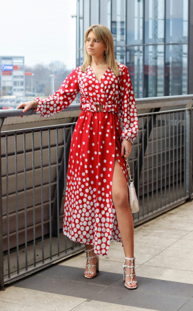 Rochii Dama - Rochie Dama Satin Midi - Buline