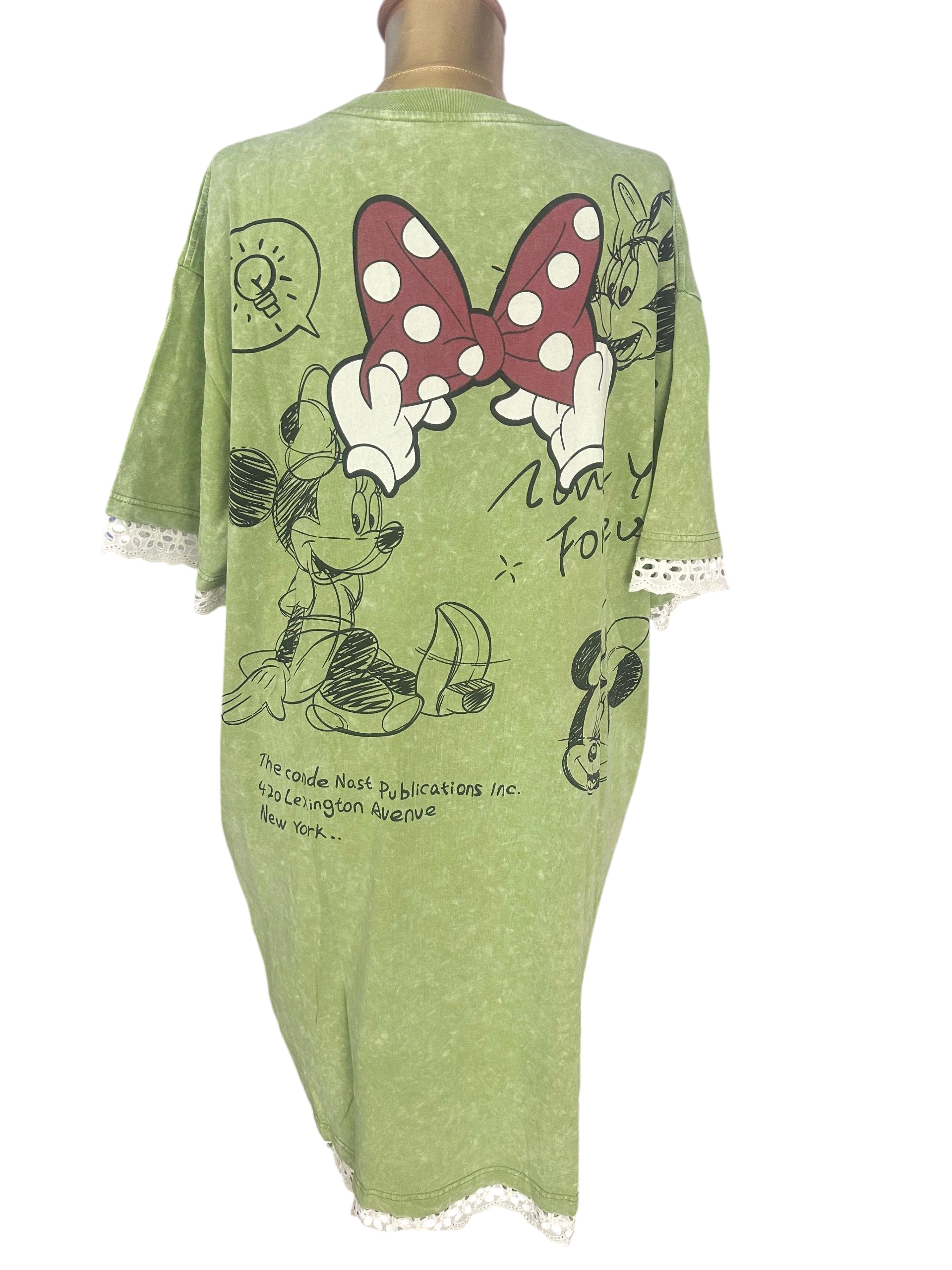 Rochie Oversized Din Bumbac 100% Cu Personaj Animat, Marime Universala, Made in Korea [1]