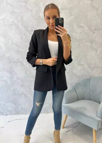 Sacou Dama cu Buzunare Laterale - Denisse [2]