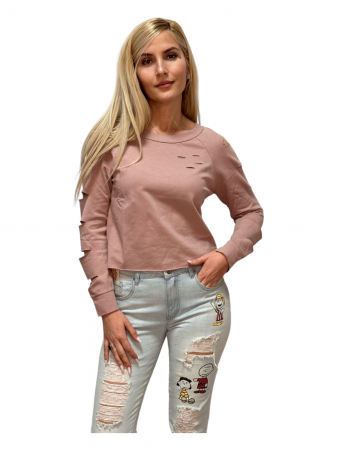 Tricou Dama Decupaje Mâneci - Scissors [1]
