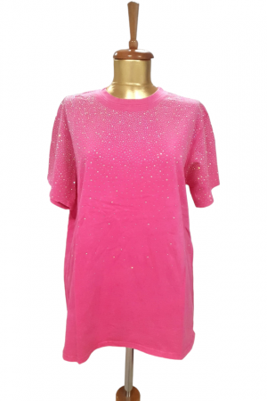 Bluze Dama - Bluza dama cristale New Zealand 2 - roz