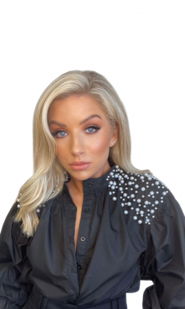 Bluze Dama - Bluza Dama cu Perle pe Umeri - Thea