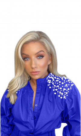 Bluze Dama - Bluza Dama cu Perle pe Umeri - Thea