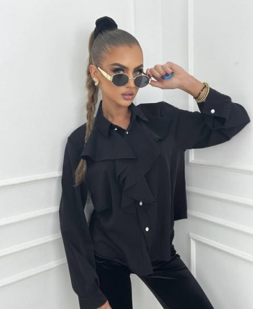 Bluze Dama - Bluza dama cu Volane - ST19D1