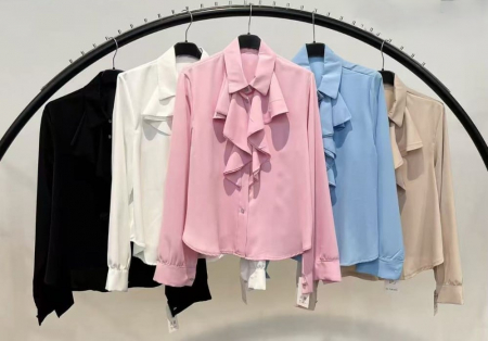 Bluze Dama - Bluza dama cu Volane - ST19D1