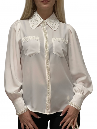 Bluze Dama - Camasa Dama cu Perle - Salma