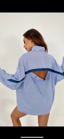 Bluze Dama - Camasa Dama Oversized cu decupaj in spate - Noelle