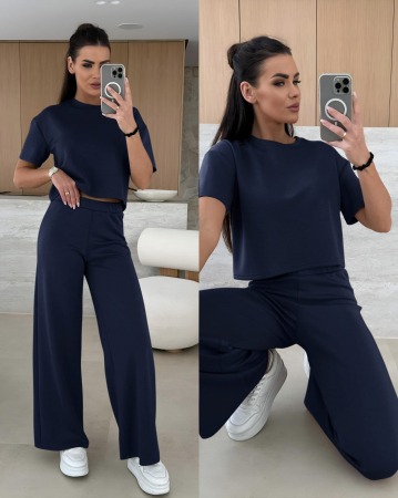 Compleuri Dama - Compleu Dama Set 2 Piese Tricou si Pantaloni Lungi - CHMS