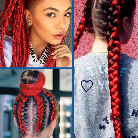 Extensii de par - Extensii de par in culori vibrante