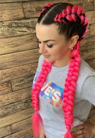 Extensii de par - Extensii de par in culori vibrante