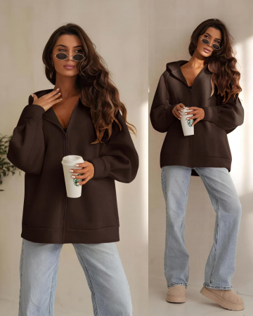 Pulovere Dama - Hanorac Dama cu Fermoar - CHMS - 2