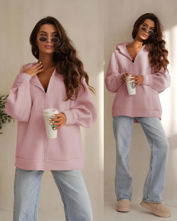 Bluze Dama - Hanorac Dama cu Fermoar - CHMS - 2