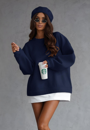 Pulovere Dama - Hanorac Dama Oversized - CHMS