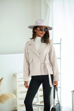 Sacouri Dama - Jacheta dama crop Sacou Scurt cu Inchidere pe o parte