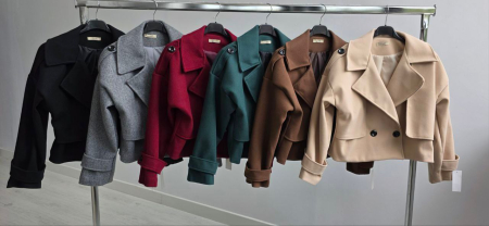 Jachete Dama - Jacheta scurta dama eleganta cu revere si nasturi – universala S-L