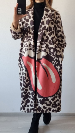 Paltoane Dama - Palton Dama Casual Diverse Imprimeuri - Blazer Dama