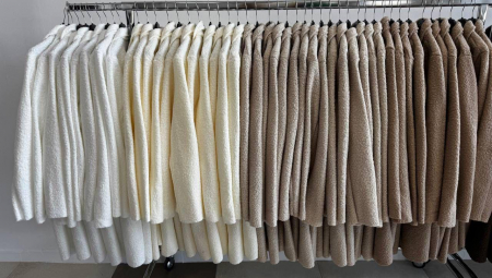 Jachete Dama - Palton Dama din Tesatura Tip Blanita Miel