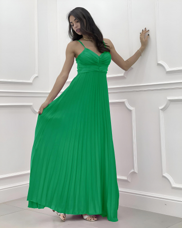 Rochii Dama - Rochie plisata de damă cu bretele - Mary