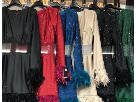 Rochii Dama - Rochie cocktail Feathers - CHD1