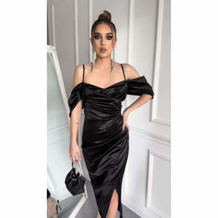 Rochii Dama - Rochie dama fara maneci cu bretele - Fabbia