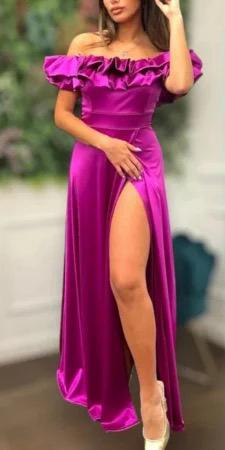 Rochii Dama - Rochie dama midi cu volane - Alesia