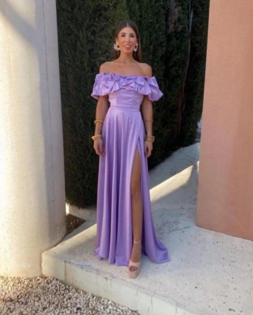 Rochii Dama - Rochie dama midi cu volane - Alesia