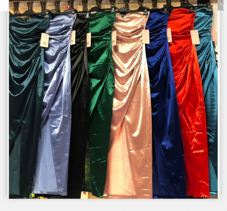 Rochii Dama - Rochie Dama Midi Petrecuta cu Aspect Satinat - Milla