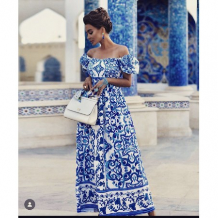 Rochii Dama - Rochie dama model Sorento - Blue