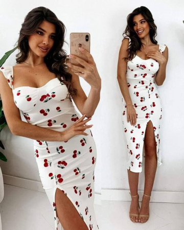 Rochii Dama - Rochie dama model Polka - diverse imprimeuri